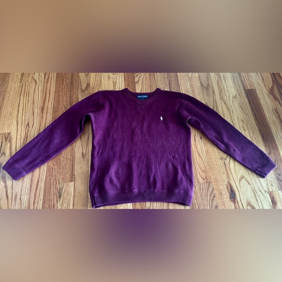 Polo Golf by Ralph Lauren Burgundy Crew Neck Sweater - Picture 1 of 7